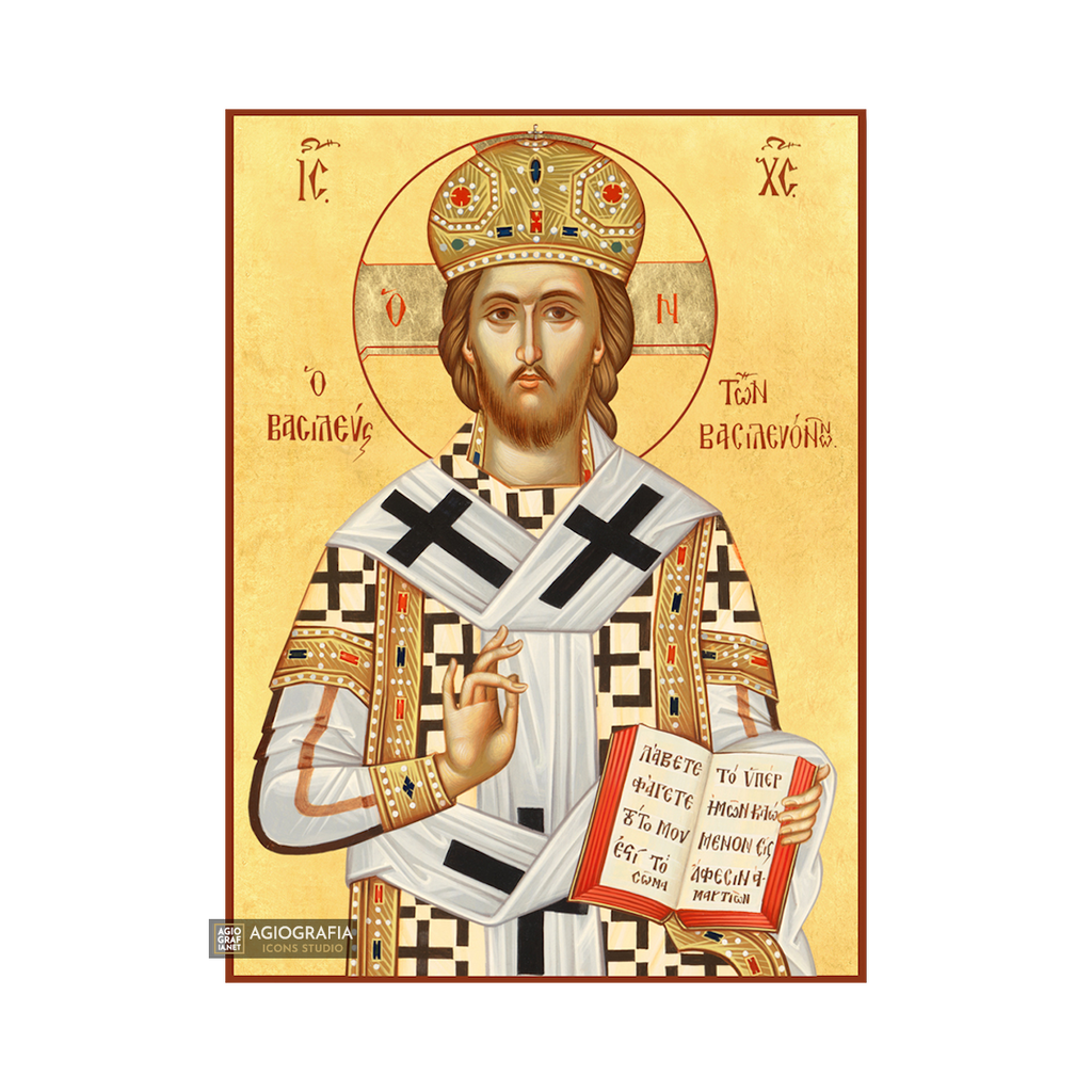 22k Jesus Christ Great Archbishop - Gold Leaf Orthodox Icon