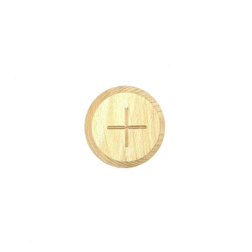 Set of 4 Holy Bread Small Seals - Each 8cm - Natural wood - Christian Orthodox Stamp - Traditional Orthodox Prosphora